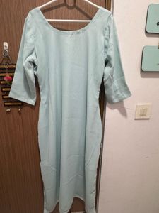 Elegant Light Blue Embroidered Kurta