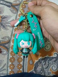 Cute Anime Hatsune Miku Keychain
