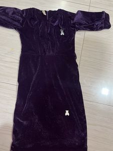 Elegant Velvet Gown