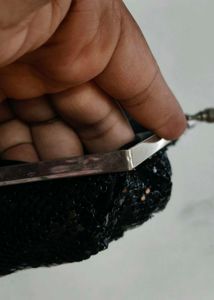 Sparkling Black Sequin Clutch