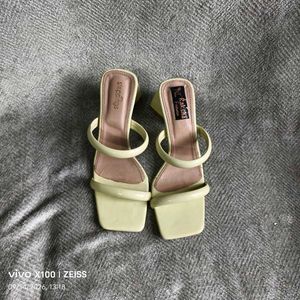 N. Chic Pastel Block Heel Mules