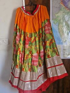 Vibrant Tiered Ethnic Skirt Savana Vibe