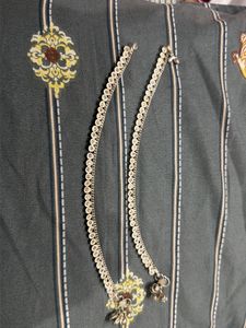 Elegant Silver Anklets with Bells(PAYAL)