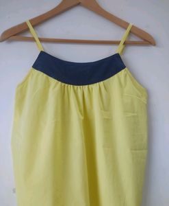 Yellow Sleeveless Top