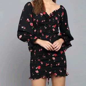 Bodycon Floral Dress