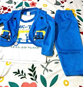 Boy's 3-Piece Blue Outfit