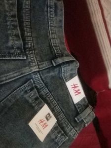 Classic Wash Denim Jeans.