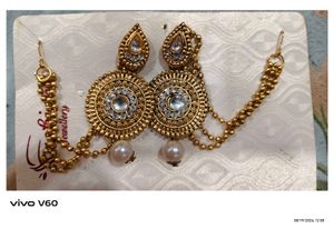 Elegant Indian Ethnic Bahubali Earrings