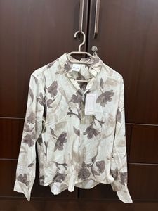 Floral Print Button-Up Shirt
