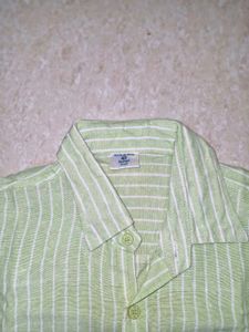 Men's khadi Shirt pista green-( brand new)