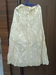 Cream Colored Ethnic Skirt