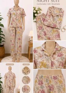 Floral Print Pajama Set