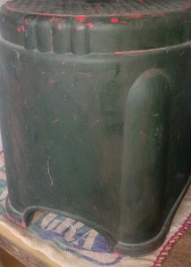 Vintage Green Plastic Step Stool