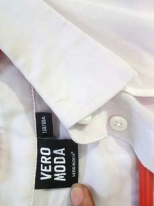 (Vero Moda )White shirt dress