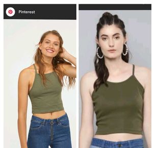 H&M Basic Divided Tank Top Women's