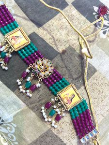 Vibrant Beaded Choker Necklace