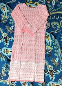 ELEGANT PEACH PINK KURTA 🩷