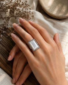 Elegant Retro Big Statement Ring