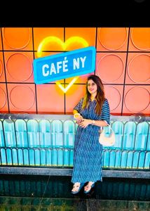 Blue Striped kurta
