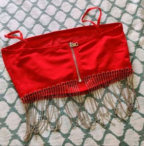 Fringe Skirt Two piece Outfit