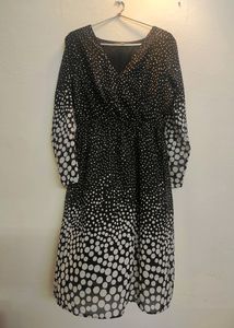 Polka Dot Midi Dress