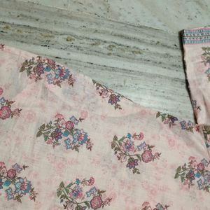 Light Pink Floral Print Kurta