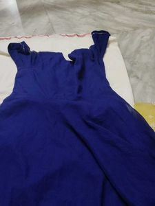 Royal Blue Anarkali Gown