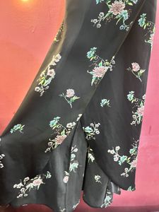 H&amp;M Long Dress Slit Detail Floral