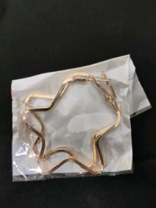 Star Hoop Earrings