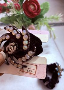 Jewelled Elastic  bands(2pcs)