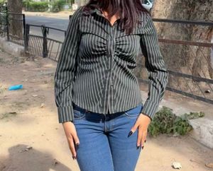 Stylish Striped Button-Down Shirt