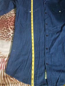 Men's Blue Denim Shirt