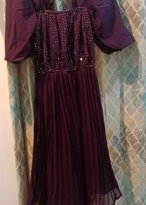 Sparkling Plum Gown