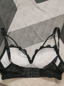 Elegant Black Lace Bra