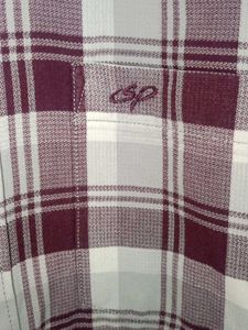 "Sparky premium" Men's Plaid Long Sleeve Shirt.