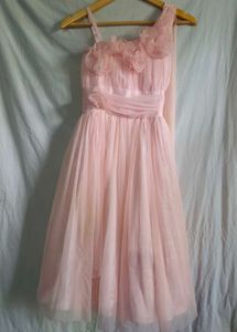 Elegant Pink Tulle Flower Girl Dress