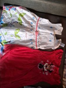 Cute Minnie Mouse Dress & Floral Dres