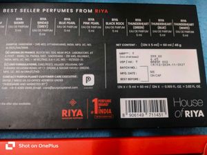 Riya Fine Fragrance Set - 6 Mini Perfumes