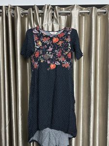 BIBA Stylish Floral Print Dress
