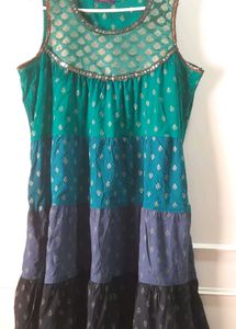 Shrishti Brand Bohemian Tiered Ethnic Kurti