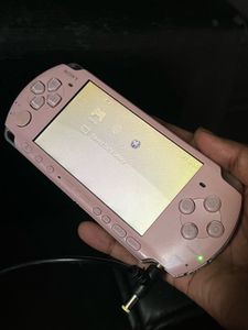 Pink PSP Handheld Game Console