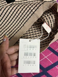 Striped Halter neck crop top - Urbanic London