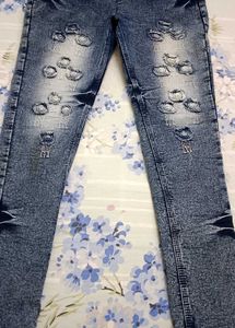 Trendy Ripped Blue dangree