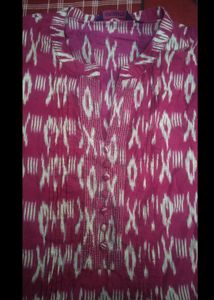 Pink Printed Cotton Kurta