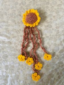 Crochet Flower Hair Accessory