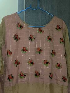 Elegant Floral Kurta anarkali