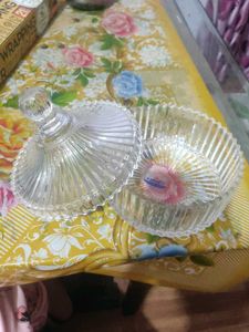 Elegant Crystal Candy Jar