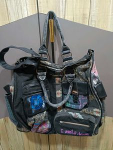 Desigual Unique Patchwork Shoulder Bag