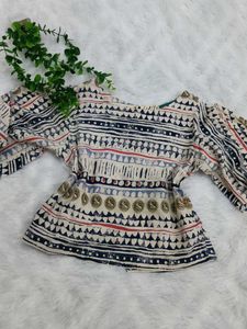 Unique Boho Print Blouse