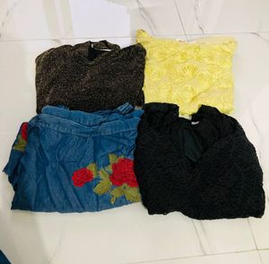 Mixed Tops Bundle - Four Unique Styles